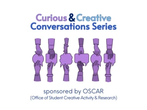 curious & creative conversation series logo