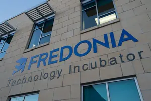 front of incubator building
