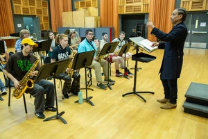 Jazz Orchestra rehearsal