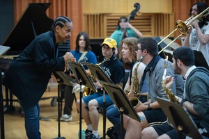 Jazz Orchestra rehearsal