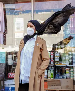 Laylah Amatullah Barrayn’s Maajeida, a 2020 digital print on fine art paper
