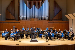 New Horizons Band on stage