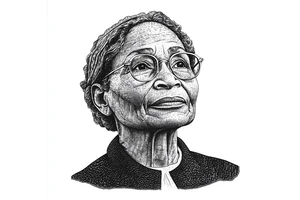 Rosa Parks illustration