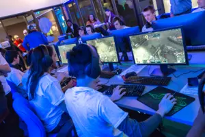 The Blue Devil eSports Lounge in Schulz Hall.