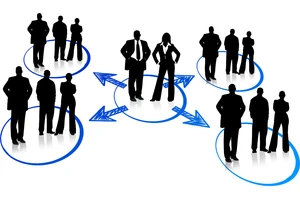 groups of people in leadership poses by openclipart-vectors-business