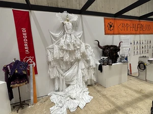 items featured in the exhibit, including costumes