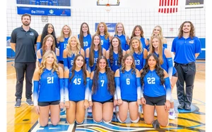 2026 Women's Volleyball team photo by Travis Bernhard