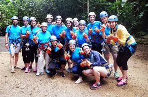 students on an international study abroad adventure