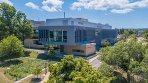 award-winning addtion to Rockefeller Arts Center