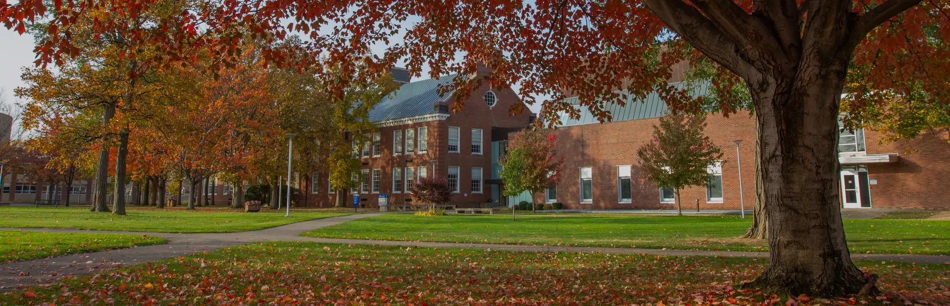 Typical fall day on the Fredonia campus