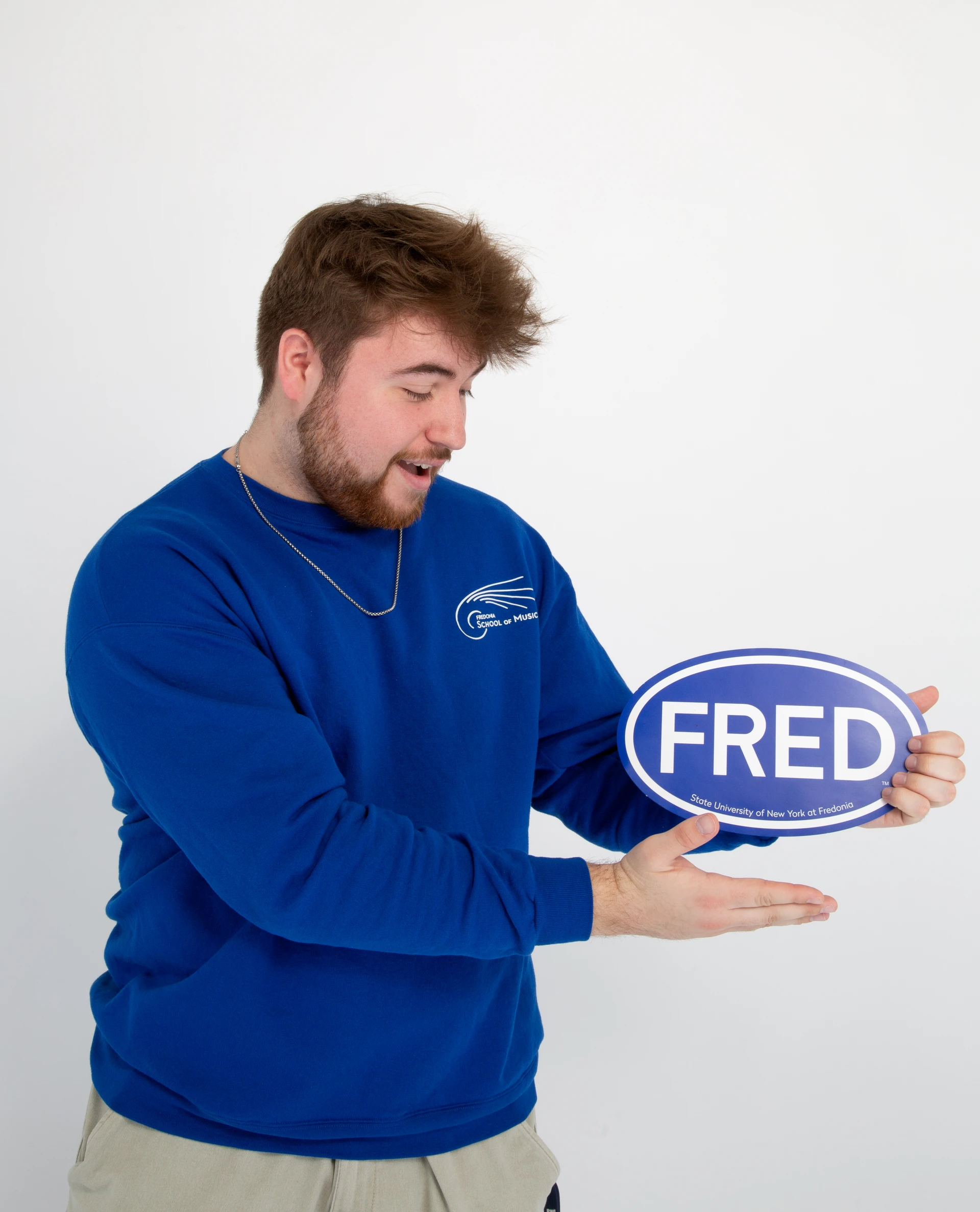 Fredonia student Ethan J Thompson 