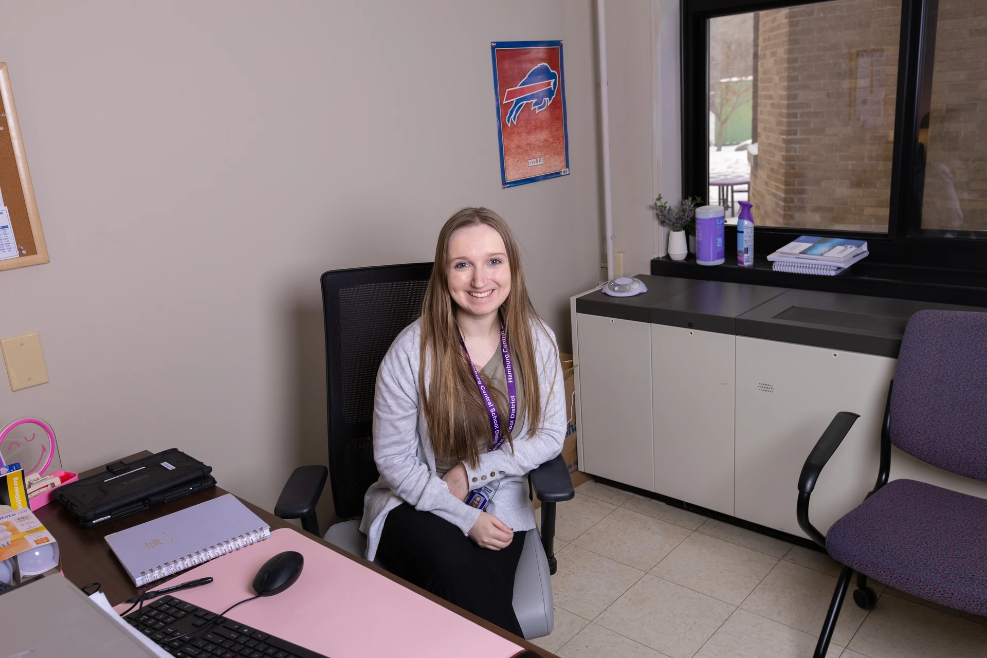 Nicole Cronin in her office
