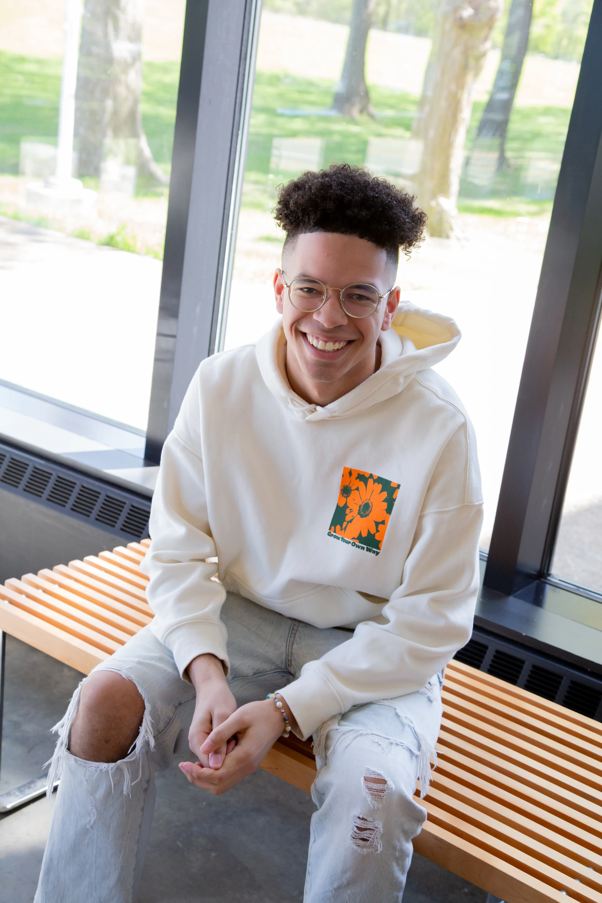 Thomas Hayes, a Fredonia student, talks about what he likes most about being on campus.
