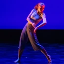 student dancer on stage