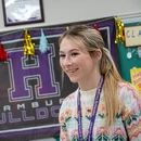 Fredonia student teacher in the classroom during student teaching