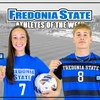 photo of two soccer athletes in uniform