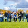 seniors and their families honored on the field