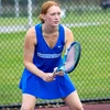 Sophia Olson playing tennis
