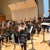Wind Ensemble playing in King Concert Hall