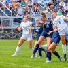 female soccer players on the field