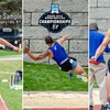 Cameron Sample in action in the long jump
