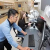 Dr. Wentao Cao in lab