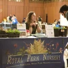 booth featuring plants at 2025 Earth Day expo