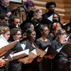 the Fredonia Chamber Choir singing