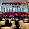 musicians in rehearsal in King Concert Hall