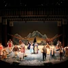scene from "FROZEN" stage production
