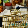 photo of grocery shopping cart