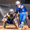 softball player Maddy DeVore hitting 