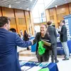 Fredonia Business students at a meet the professionals event ; economist economics major, econ major, What is economics? economics degree, econ major