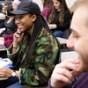 Fredonia students in communications class. A degree in strategic communication degree, like a degree in public relations or a media management degree, leads to great careers.