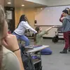 Fredonia students portraying Shakespearean characters during class, Major in english, english major, english degree, majoring in english.
