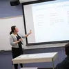 Fredonia students in a finance class. Many students major in finance as part of earning a business degree in the school of business