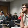 students in a sociology class. sociology major, major in sociology, degree in sociology.